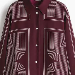 H&M Oversized Twill Shirt image 2