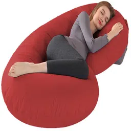 texlux Microfibre Pregnancy Pillow Pack of 1 Solid-picture-29