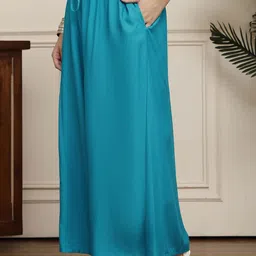 Valles365 by S.C. Women Flared Ethnic Palazzos image 4