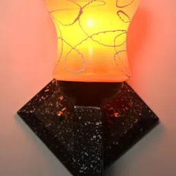 SOMIL Orange Glass Cylinder Printed Wall Lamps-picture-12