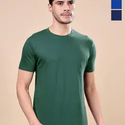 TQH Pack Of 3 Round Neck Dry Fit Slim Fit T-shirts-picture-11