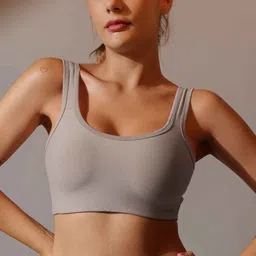 BODYSIZE Women Cotton Lycra Wire Free Full Coverage Everyday Non Padded Sports Bra-picture-32