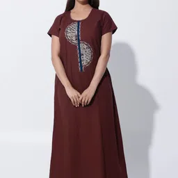 Maybell Embroidered Maxi Nightdress image 3