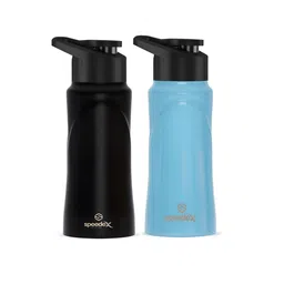 Speedex Blue & Black 2 Pieces Stainless Steel Water Bottle - 1000 ml Each-picture-10