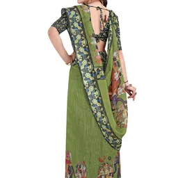 Kemza Pack Of 2 Floral Printed Patola Saree image 5