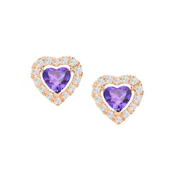 MINUTIAE Heart Shaped Studs Earrings image 2