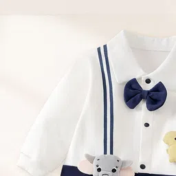 StyleCast x Revolte Infant Boys Printed Cotton Rompers image 2