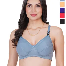 Liigne Pack Of 5 Full Coverage Maternity Bra-picture-18