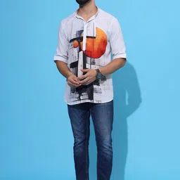 STICHRICH Men Slim Fit Printed Casual Shirt-picture-22