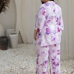 TITTLI Plus Size Printed Mandarin Collar Neck Tunic With Trousers image 2