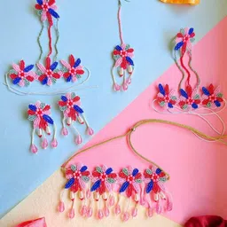 Tipsy closet Women Pink Jewellery Set-picture-39