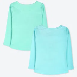 ariel Girls Set of 2 Graphic Round Neck Regular Fit Printed T-shirt image 5