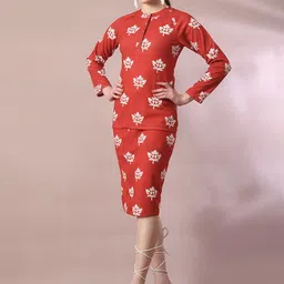 The Roadster Lifestyle Co Women Printed Knee Length Skirt-image-88