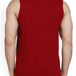 Woostro 2-Pcs Printed Odour-Free Innerwear Vests RS26 CMB (98 MUSTARD) (MORE MAROON) image 2