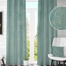 Kiara Creations Pack of 2 Room Darkening Long Door Curtain-image-49