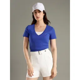 Tommy Hilfiger V Neck Regular Fit Cotton T-shirt image 2