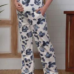 KARPATA Printed High-Rise Meternity Track Pants-picture-25