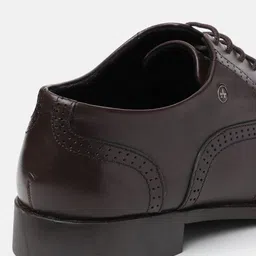 Arrow Men Textured Formal Leather Brogues image 4