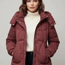 Mast & Harbour Hooded Padded Jacket-picture-39