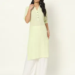 besolid Women Striped Thread Work Khadi Kurta-picture-28