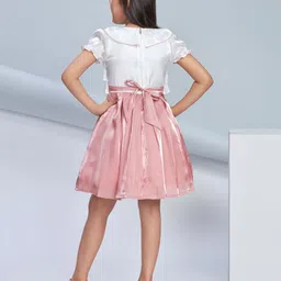 Peppermint Flutter Sleeve Chiffon A-Line Dress image 5