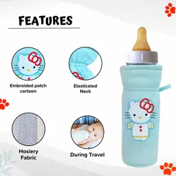 mw prints Baby Bottle Covers for Boys & Girls - Soft, Washable Hosiery, 2 Pack image 2