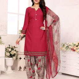 yashika Unstitched Crepe Salwar Suit Material Printed image 2