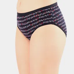 Bodycare Pack Of 3 Premium Assorted Self-Designed Cotton Mid-Rise Basic Briefs - 4269 image 2