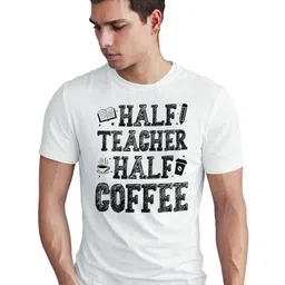 Seekbuylove Men Bio Finish Typography Printed Pure Cotton T-shirt image 4