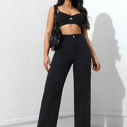 A1TUFF Women Jean Relaxed Fit High-Rise Stretchable Jeans image 2