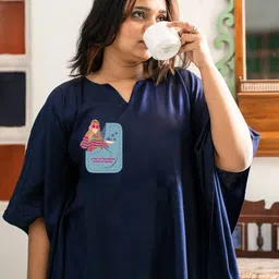 LetsDressUp Women Kaftan Printed Nightdress-image-56