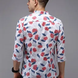 SHOWOFFFF Men Comfort Slim Fit Floral Printed Casual Shirt image 2