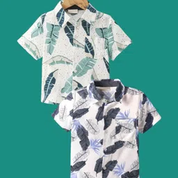 BAESD Boys Classic Floral Printed Casual Shirt-picture-39