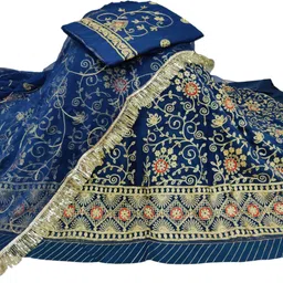 mantushti Embroidered Semi Stitched Rajasthani Poshak-picture-48