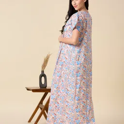 NIGHTSPREE Printed Maxi Nightdress image 5