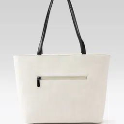 Van Heusen Structured Shoulder Bag with Buckle Detail image 4