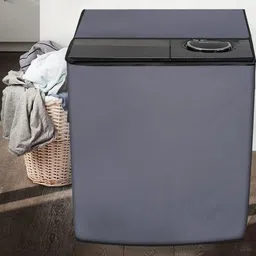 The Furnishing Tree Washing Machine Cover Grey Compatible for GODREJ 7KG Semi-Automatic Top Loading image 3