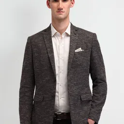 Arrow Self-Design Slim-Fit Single Breasted Blazer-picture-38