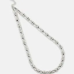 French Accent Men Silver-Plated Chain image 5