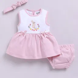 Smart Baby Floral Applique A-Line Dress-picture-30