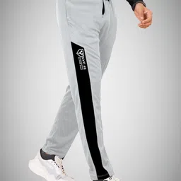 Yazole Men Pack Of 2 Colour-Blocked Mid-Rise Track Pants image 3