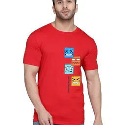 TEEFOX Graphic Printed Round Neck Short Sleeves Regular Fit Casual T-shirt-picture-12