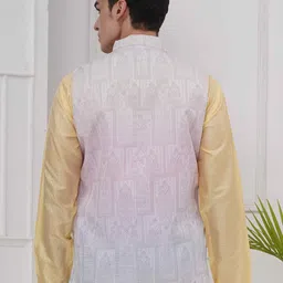 Sethukrishna Printed Nehru Jacket image 2