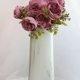 Art Street Grey Marble Designed Ceramic FlowerVases-picture-15