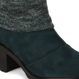 bruno manetti BF-57-Green Boots For Women image 4
