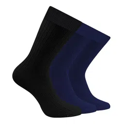 FOOTPRINTS Men Pack Of 3 Anti Odour Calf Length Socks-picture-38