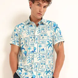 THE BEETEL HOUSE Men Printed Casual Shirt-image-0