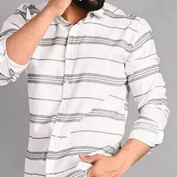 FUBAR Pack Of 2 Striped Casual Shirts image 3