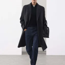 Marks & Spencer Men Italian Soft Touch Straight Fit Mid-Rise Jeans image 5