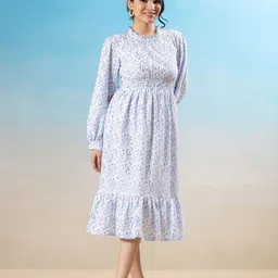 Amarasha Jacquard Fit & Flare Dress-picture-30
